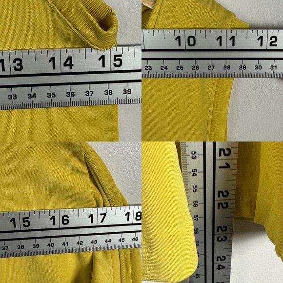 Wilfred Yellow Top Luciole Wrap Around Tank Balletcore Size XXS Mustard Yellow - Picture 12 of 14
